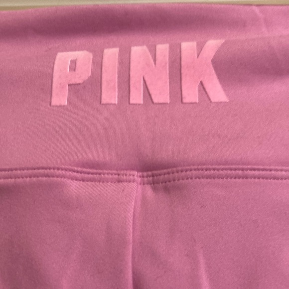 NWT Pink Adjustable Waist Ruched V Leggings - Pink Blossom - Picture 6 of 10